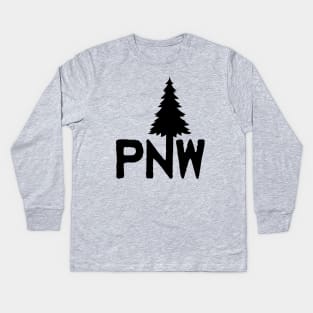 PNW Tree Kids Long Sleeve T-Shirt